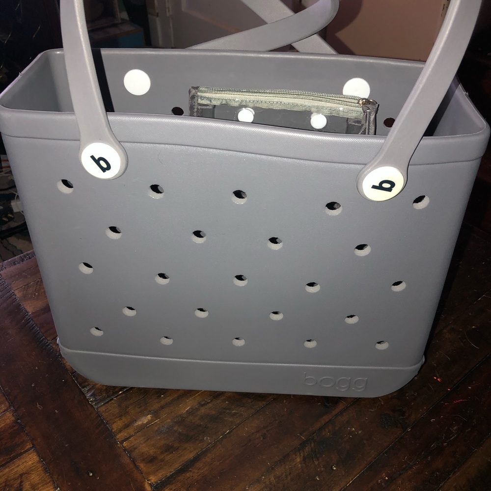 NWOT Grey Baby Bogg Bag